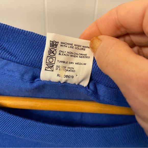 Vintage Rare Penny Jackim Chief Seattle Native American Single Stitch Shirt Blue - Picture 3 of 9